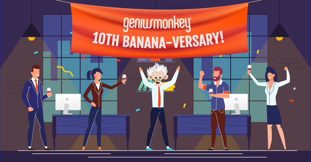 Genius Monkey Tenth Banana-versary