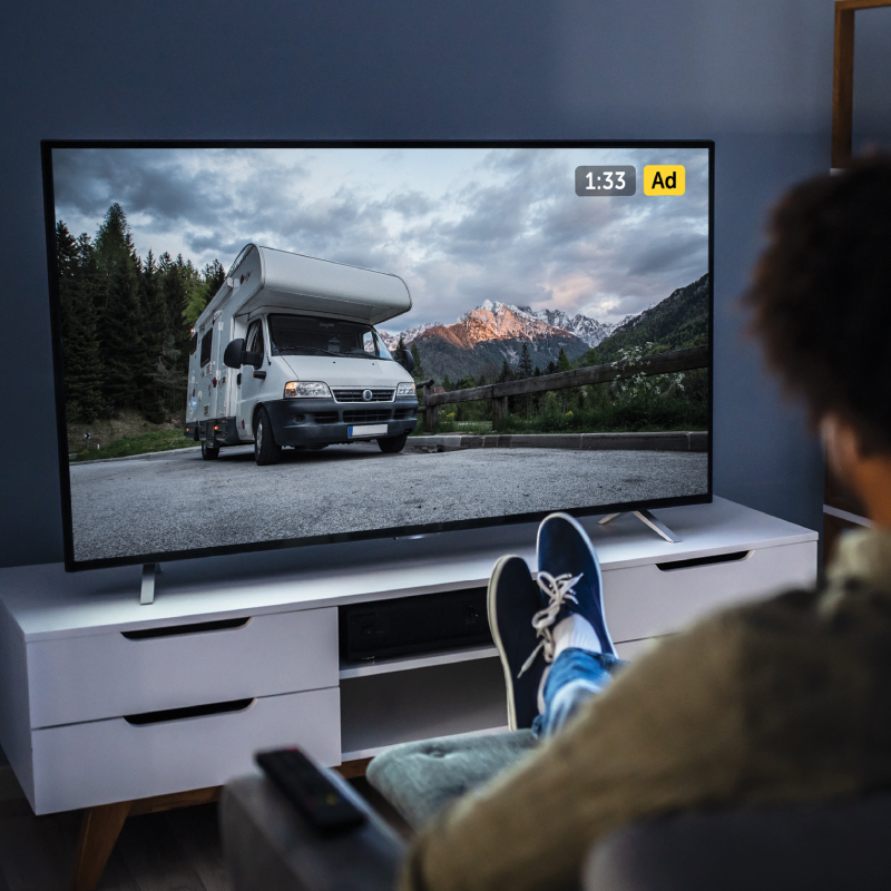 Over-the-Top ad on TV.